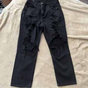 American Eagle hi rise mom jeans